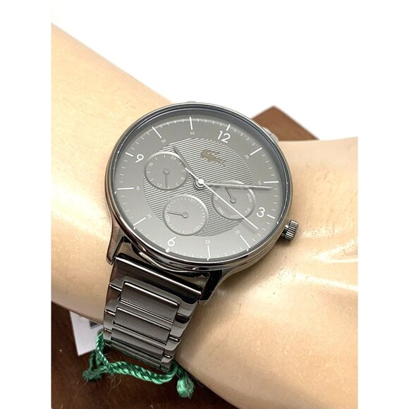 Lacoste Men's Watch 2011142 Club Quartz Gray Dial Stainless Steel 42mm - Picture 5 of 13